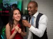 people singing karaoke together